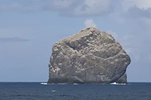 Gannet Prints: Scotland, St. Kilda Islands, Outer Hebrides. Sea stack next to the island of Boreray