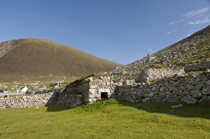 Scotland, St. Kilda Islands, Outer Hebrides. Historic island of Hirta, St. Kilda