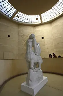 Exhibition Prints: The sculpture pieces display in the exhibition hall of Musee Bourdelle. Paris. France