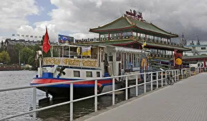 The Sea Palace, a floating Chinese Restaurant and the Tricky Theater boat, near Central