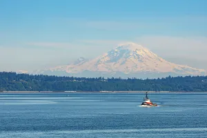 Danita Delimont New Images May 2025 Prints: Seattle and Mount Rainier view from Kingston, Washington State, USA