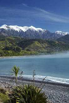 South Is Prints: Seaward Kaikoura Ranges, Mangamaunu, near Kaikoura, Marlborough, South Island, New