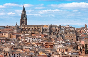 Steeple Prints: Second largest cathedral in the world. Toledo, Spain. cathedral, spain, toledo