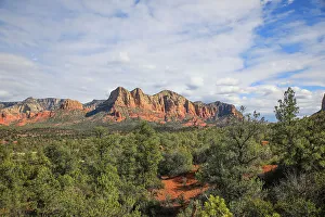 Chimney Rock Prints: Sedona, Arizona, USA. Sedona red rocks formations