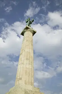 Images Dated 6th May 2007: SERBIA, Belgrade. Kalemegdan Citadel- View of the Victory Monument (Artist: Ivan