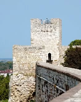 Serbia, Belgrade. Partial view of the Fort