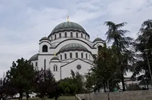 Images Dated 11th September 2009: Serbia, Belgrade. St. Save Temple (aka Hram Svetog Save) largest Serbian Orthodox