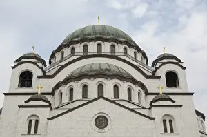Images Dated 11th September 2009: Serbia, Belgrade. St. Save Temple (aka Hram Svetog Save) largest Serbian Orthodox