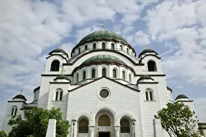 Belgrade Prints: SERBIA, Belgrade. Sveti Sava Orthodox Church (Worlds Biggest Orthodox Church)