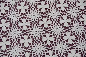 Images Dated 11th September 2009: Serbia, the capital city of Belgrade. Traditional hand made Serbian lace