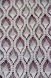 Images Dated 11th September 2009: Serbia, the capital city of Belgrade. Traditional hand made Serbian lace