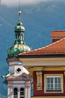 Bell Prints: Servite Church clock tower, Old Town, Innsbruck, Tyrol, Austria
