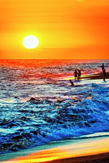 Bali Prints: Seseh Beach on Bali's southwest coast is an amazing location for the beautiful sunsets