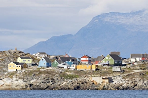 Greenland Collection: Settlement Alluitsop Paa in the South of Greenland. America, North America, Greenland