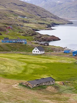 Greenland Collection: The settlement Qassiarsuk, probably the old Brattahlid, the home of Erik the Red