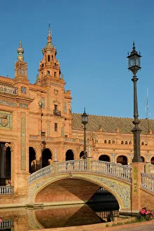 Walkway Prints: Seville, Spain. Plaza de Espana