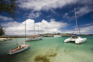 Seychelles, La Digue Island, La Passe, La Passe waterfront