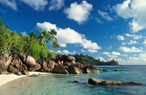 Mahe Prints: Seychelles, Mahe Island, Lazare Bay