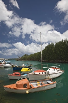 Images Dated 21st October 2008: Seychelles, Mahe Island, Victoria, Inner Harbor
