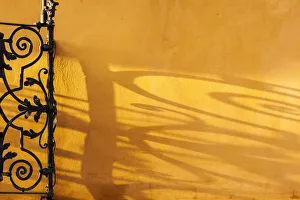 Bohemia Prints: Shadow detail on building in Prague, Capital city of Czech, UNESCO World Heritage Site