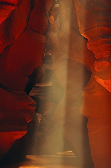 Images Dated 1st May 2012: Shaft of Light, Upper Antelope Canyon, Page, Arizona, USA