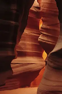 Images Dated 1st May 2012: Shaft of Light; Upper Antelope Canyon; Page; Arizona; USA