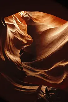 Images Dated 2nd May 2012: Shaft of Light; Upper Antelope Canyon; Page; Arizona; USA