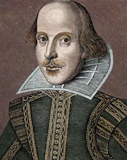Historical Clothing Prints: SHAKESPEARE, William (Stratford-on-Avon, 1564-1616)