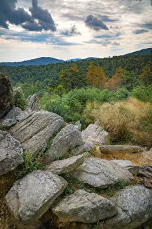 Shenandoah vista, Blue Ridge Parkway, Smoky Mountains, USA