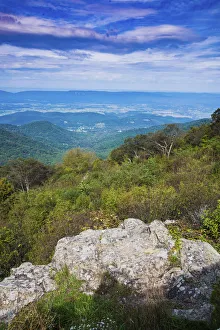 Images Dated 5th August 2021: Shenandoah vista, Blue Ridge Parkway, Smoky Mountains, USA