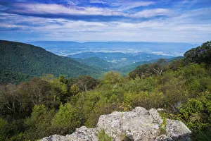 Shenandoah vista, Blue Ridge Parkway, Smoky Mountains, USA