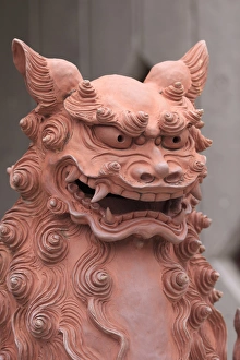 Lion Prints: Shiisa or Okinawan lion gods, are said to bring good luck
