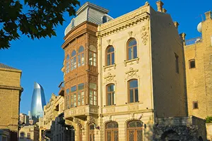 Cityscape Prints: Shirvanshahs Palace Complex in the Inner City of Baku (UNESCO World Heritage site