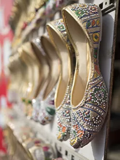 India Gallery: Shoe shop in Amritsar, Punjab, India