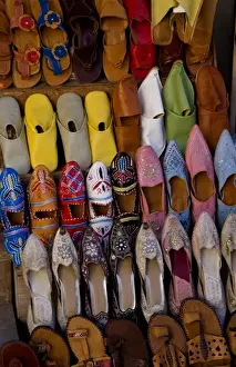 Shoe Prints: Shoes for sale in Sidi Bou Said area of Tunis Tunisia in Northern Africa as this