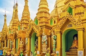 Images Dated 3rd June 2024: Shwedagon Pagoda, Yangon, Myanmar