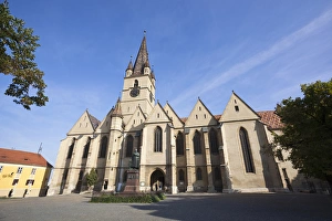 Images Dated 20th September 2009: Sibiu, Hermannstadt in Transylvania, Protestant Church of the German saxon minority