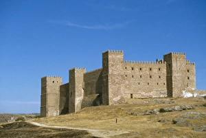 Castilian Prints: SIGUENZA. Castle built by Arabs in the twelfth century. It is now an inn of tourism