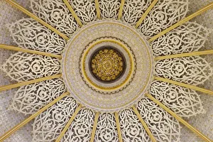 Images Dated 11th January 2023: Sintra, Portugal. Monserrate Palace interior. Ceiling detail