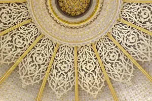 Images Dated 11th January 2023: Sintra, Portugal. Monserrate Palace interior. Ceiling detail