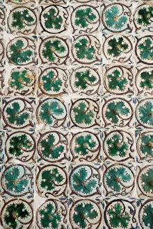 Ceramic Prints: Sintra, Portugal. Old Portuguese tiles with Moorish influence