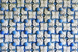 Ceramic Prints: Sintra, Portugal. Pena Palace. Unique wall tiles found at the palace