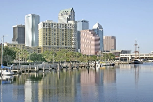 Images Dated 14th April 2008: Skyline Hillsborough Bay 2008, Tampa Florida