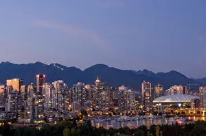 Skyline of Vancouver, BC, Canada