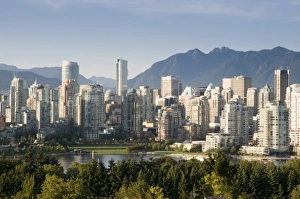 Images Dated 13th September 2008: Skyline of Vancouver, BC, Canada