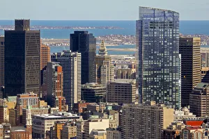 Prints of Skyscrapers, Boston, Massachusetts, Usa Images Dated 2018 December: Skyscrapers, Boston, Massachusetts, Usa