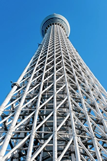Modern Prints: Skytree tower, Tokyo, Japan