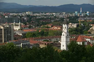 Images Dated 23rd May 2004: SLOVENIA-Ljubljana (Slovenian Capital): Poljane Village Church (Eastern Suburbs)