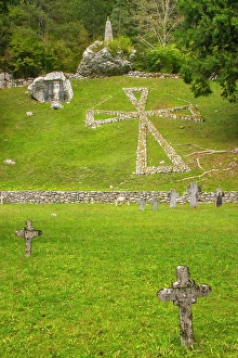 Slovenia Prints: Slovenia, Soca. WWI cemetery. ©Cathy & Gordon Illg / Jaynes Gallery / DanitaDelimont