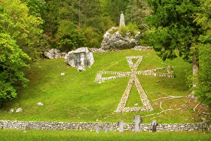 Slovenia Prints: Slovenia, Soca. WWI cemetery. ©Cathy & Gordon Illg / Jaynes Gallery / DanitaDelimont